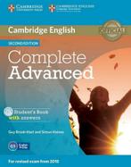 Boek Complete Adv - second edition students book with answe, Boeken, Verzenden, Zo goed als nieuw