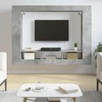 vidaXL Tv-meubel 152x22x113 cm bewerkt hout betongrijs, Huis en Inrichting, Nieuw, Verzenden