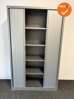 Roldeurkast - Basic - 195x120x45 - Zilvergrijs met zilvergri, Werkplek, Ophalen of Verzenden, Gebruikt, Kast