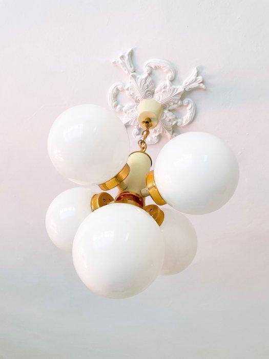Unknown - Kroonluchter - Opaline glas - Sputnik, Antiek en Kunst, Antiek | Lampen