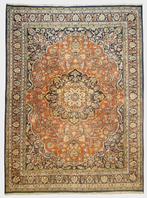 Groot perzisch tapijt Mashad 350x250 wollen vloerkleed hand, Bruin, 200 cm of meer, Groot perzisch tapijt wollen vloerkleed Mashad handgeknoopt