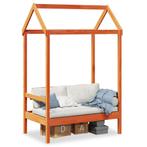 vidaXL Bank met dak 117,5x70x176,5 cm massief grenenhout, Huis en Inrichting, Verzenden, Nieuw, Hout