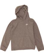 NIKE Boys Hoodie Jumper 12-13 Years Large  Grey Cotton, Verzenden, Nieuw