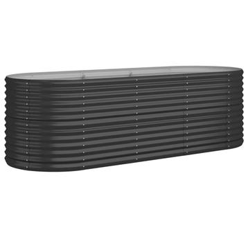 Stalen Plantenbak 224x80cm - Tweedekansje - OP = OP beschikbaar voor biedingen
