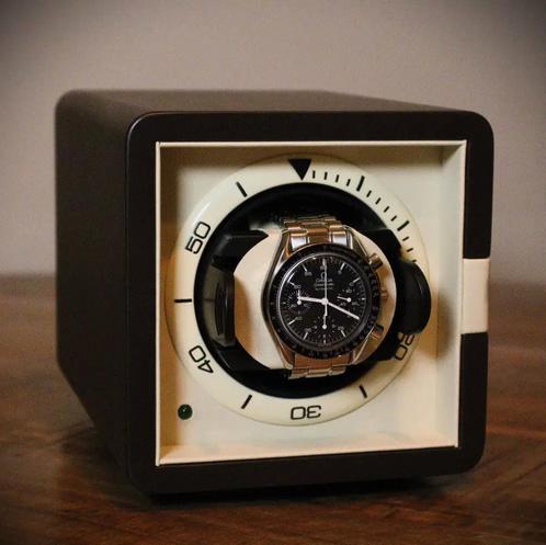 Watch Winder Bruin/Ivoor 1 Horloge Leanschi, Sieraden, Tassen en Uiterlijk, Horloges | Heren, Nieuw, Verzenden