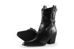Linea Zeta cowboy laarzen in maat 40 Zwart | 10% korting, Kleding | Dames, Schoenen, Verzenden, Zwart, Zo goed als nieuw, Linea Zeta