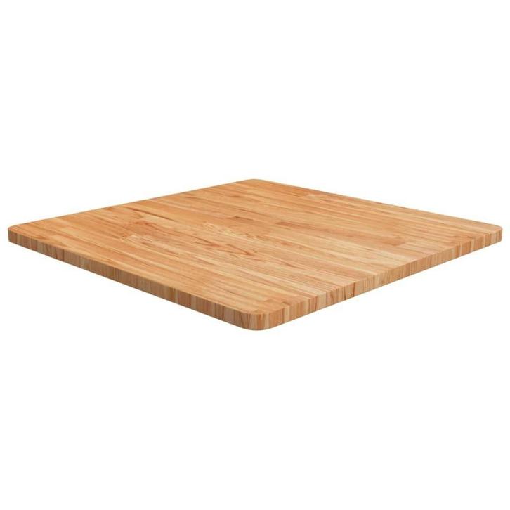 Vierkant Eiken Tafelblad 70x70 - Lichtbruin! OP=OP, Huis en Inrichting, Tafelonderdelen, 50 tot 100 cm, Tafelblad, 50 tot 100 cm