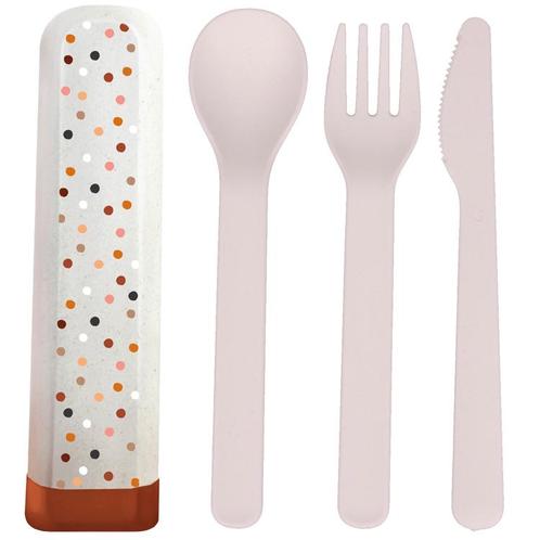 BioLoco Bestekset PLA - Gekleurde Stipjes - Lepel/Vork/Mes -, Huis en Inrichting, Keuken | Bestek, Nieuw, Ophalen of Verzenden