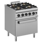 Diverso By Diamond Horeca Fornuis Met Oven | Gas | 4 Brander, Ophalen of Verzenden, Nieuw in verpakking
