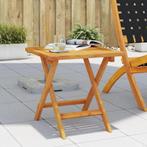 vidaXL Tuinbijzettafel 40x40x40 cm massief acaciahout, Tuin en Terras, Tuintafels, Verzenden, Nieuw, Hout
