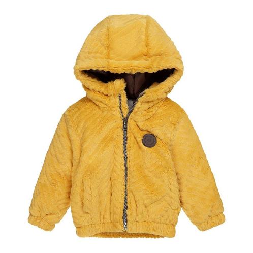Winterjas fake fur (ochre), Kinderen en Baby's, Kinderkleding | Maat 110, Meisje, Nieuw, Jas, Verzenden
