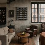 Wijnrek | 12 flessen | Wandmontage  | Rek voor muur | Staal, Verzenden, Nieuw