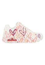 Skechers Uno Spread 155507/WCRL Wit / Roze-36, Verzenden, Nieuw, Wit