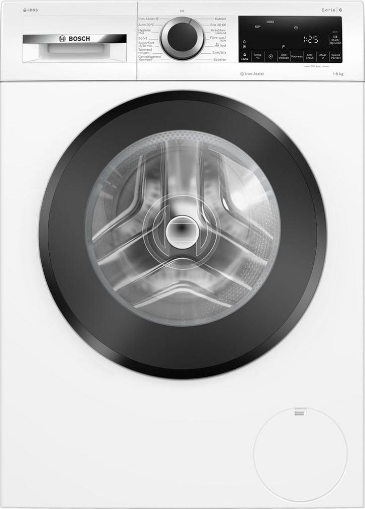 Bosch Wgg244fonl - Serie 6 - I-dos Wasmachine Met Stoom - 9, Witgoed en Apparatuur, Wasmachines, Nieuw, Voorlader, 85 tot 90 cm