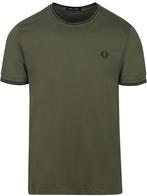 Fred Perry T-shirt Olijfgroen W49 maat L Heren, Verzenden, Nieuw, Maat 52/54 (L), Fred Perry