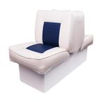 Eggers Rug aan rug bootstoel Wit/Blauw, Watersport en Boten, Nieuw, Overige typen