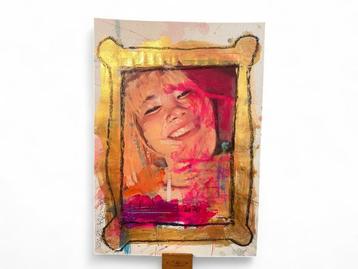 Veiling - Peter Klashorst: Vrouw in Frame (2020) - Gesigne beschikbaar voor biedingen