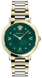 Versace VEVD01021 Pop Chic dameshorloge 36 mm, Sieraden, Tassen en Uiterlijk, Horloges | Dames, Nieuw, Overige merken, Staal, Staal