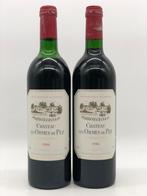 2 x 75cl Chateau Ormes de Pez, St.Estephe 1986 (Bordeaux), Ophalen of Verzenden, Nieuw, Frankrijk, Rode wijn