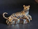 Swarovski - Beeld, Juju Palais Royal - tijger ingelegd met, Antiek en Kunst