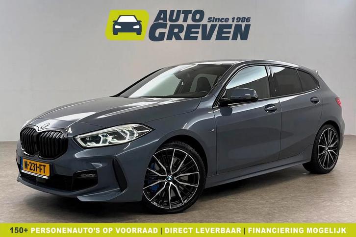 BMW 1-serie 118i M-Sport Camera Kuipstoelen LED Carplay., Auto's, BMW, Te koop, Automaat, Hatchback, Benzine, Zilver of Grijs