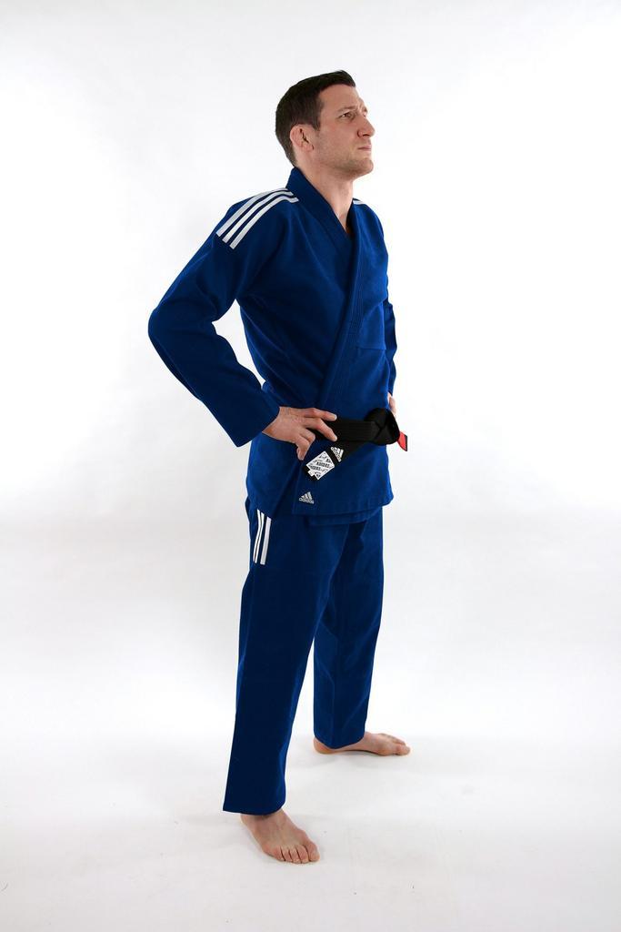 Adidas BJJ Contest Blauw (Maat: 160), Sport en Fitness, Vechtsporten en Zelfverdediging, Vechtsportpak, Nieuw, Jiu-Jitsu, Verzenden