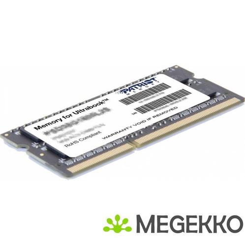 Patriot Memory 8GB PC3-12800 (1600MHz) SODIMM, Computers en Software, RAM geheugen, Nieuw, Verzenden