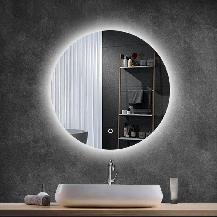 Badkamer Spiegel Lina Rond | LED | Condensvrij, Huis en Inrichting, Woonaccessoires | Spiegels