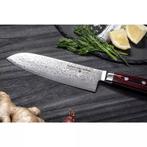 Yaxell Super Gou Santoku Koksmes 16,5 cm – 161 Lagen Dama., Ophalen of Verzenden, Nieuw, Overige materialen, Los bestek