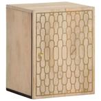 vidaXL Badkamerwandkast 38x33x48 cm massief mangohout, Huis en Inrichting, Tafels | Kaptafels, Verzenden, Nieuw