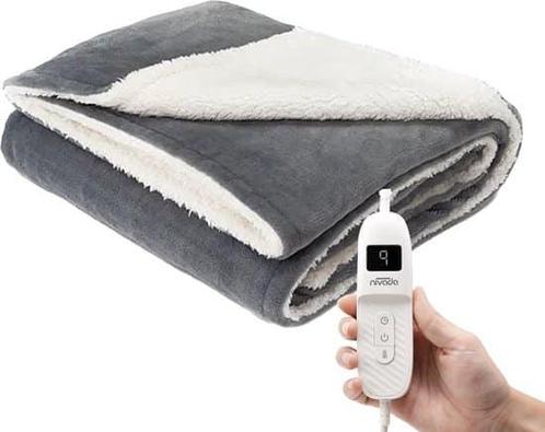 NIVADA Elektrische Warmtedeken - Ultra Fleece - 180x130 cm, Huis en Inrichting, Woonaccessoires | Plaids en Woondekens, Zo goed als nieuw