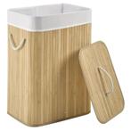 Bamboe Wasmand Curly - 72 L - Natuur - Uitneembare Waszak, Huis en Inrichting, Badkamer | Badtextiel en Accessoires, Verzenden