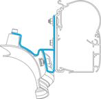Dometic |  VW T5 California adapter 2 delen, Nieuw