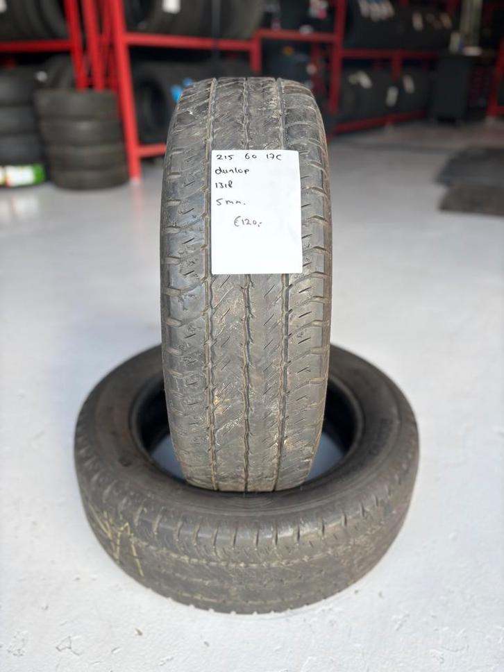 215/60/16C DUNLOP ECONODRIVE 5MM 2 STUKS 120,- (2018), Auto-onderdelen, Banden en Velgen, 17 inch, ARN erkend, BOVAG lid, Stiba lid