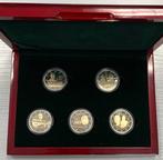 Luxemburg. 2 Euro 2016/2018 (5 monnaies) Proof, Postzegels en Munten, Munten | Europa | Euromunten