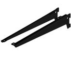 Hoeksteun 180 mm zwart gelakt, Verzenden, Nieuw