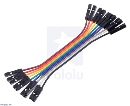 Lintkabel Premium jumper wires 10-kleuren FF 6&quot; (15 cm), Hobby en Vrije tijd, Elektronica-componenten, Verzenden