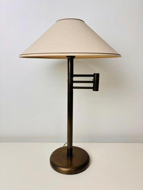 Tafellamp - Zwenkarm lamp - Koud geverfd brons, Antiek en Kunst, Curiosa en Brocante