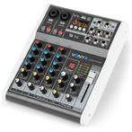 (B-Stock) Vonyx VMM-K402 4-kanaals mixer met USB-interface, Muziek en Instrumenten, Mengpanelen, Verzenden, Nieuw