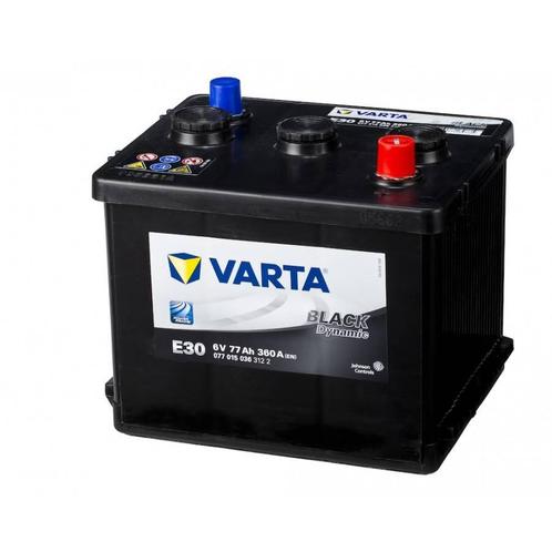 Varta E30w Classic auto accu 6 volt 77 ah type 077 015 036, Auto-onderdelen, Accu's en Toebehoren, Nieuw, Ophalen of Verzenden