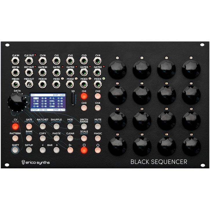 Erica Synths Black Sequencer eurorack module, Audio, Tv en Foto, Professionele Audio-, Tv- en Video-apparatuur, Verzenden
