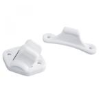 Deurvanger 2-delig Beweegbaar Wit 3mm, Ophalen of Verzenden, Nieuw