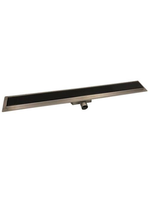 Luxe douchedrain zwart met glasplaat 70 80 90 en 100 cm, Huis en Inrichting, Badkamer | Badkamermeubels, Nieuw, Verzenden
