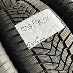 2 x Dunlop Winter Sport 5 235-45-18 Winterbanden 6mm, 18 inch, Gebruikt, 235 mm, Band(en)