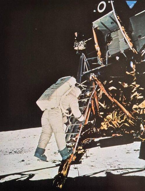Official NASA Picture 16 prints - Complete set: Apollo 11,, Antiek en Kunst, Antiek | Wandborden en Tegels