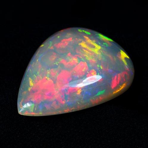 Meerkleurig, Wit Opaal - 28.97 ct - nternational Colored, Sieraden, Tassen en Uiterlijk, Edelstenen