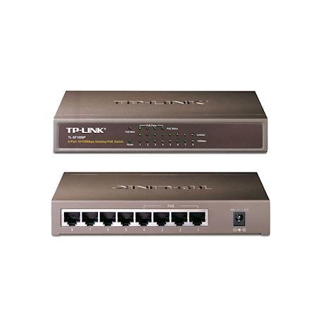 Nieuwe TP-LINK TL-SF1008P met garantie, Computers en Software, Netwerk switches, Nieuw, Ophalen of Verzenden