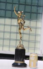 sculptuur, MERCURY - 41 cm - Brons, Marmer, Antiek en Kunst