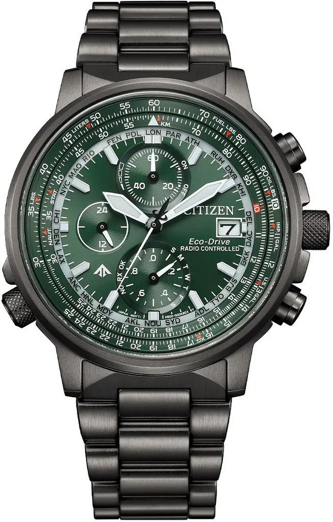 Citizen AT8304-57W Promaster Sky Eco-Drive Pilot horloge, Sieraden, Tassen en Uiterlijk, Horloges | Heren, Staal, Nieuw, Staal