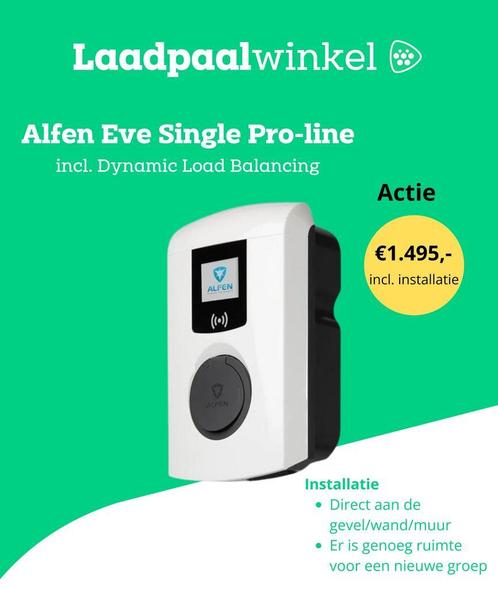 Alfen Eve Single Pro-line 22 KW Socket, Auto diversen, Laadpalen, Laadpaal, Nieuw